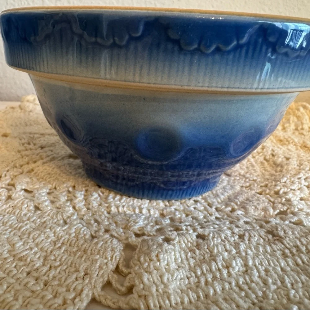 Vintage Blue Stoneware Bowl Set - Picture 14 of 16